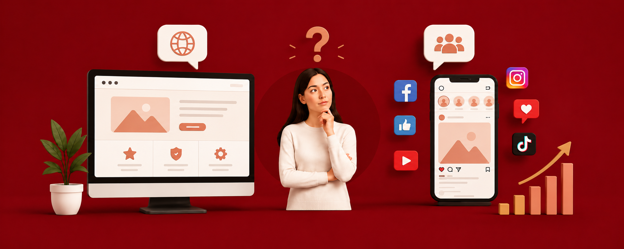 Website vs Social Media: Which Is More Important for Business Growth?